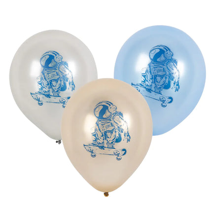 Space Party Balloons Double face 25cm 6pcs