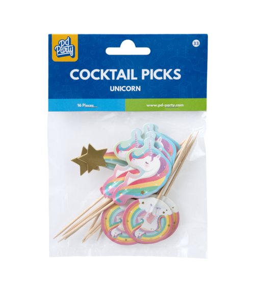 Bâtons de cocktail licorne