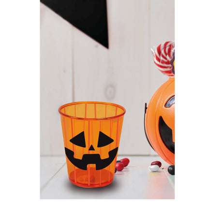 Coupe Halloween Citrouille 10cm