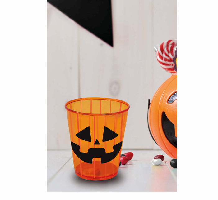 Coupe Halloween Citrouille 10cm