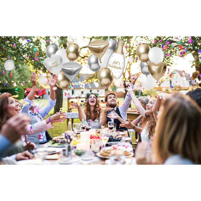 Réservoir d'hélium Mariage 19 pièces