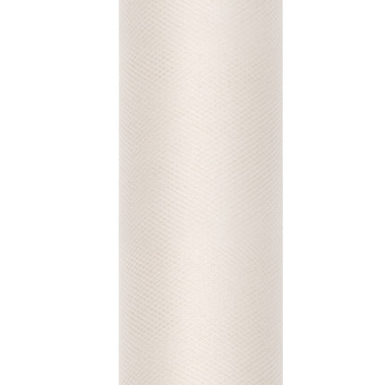 Rouleau de tulle crème vanille 30cm 9m