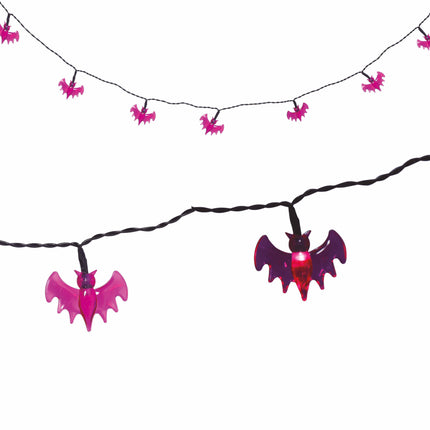 Guirlande lumineuse d'Halloween LED Chauves-souris 1.55m
