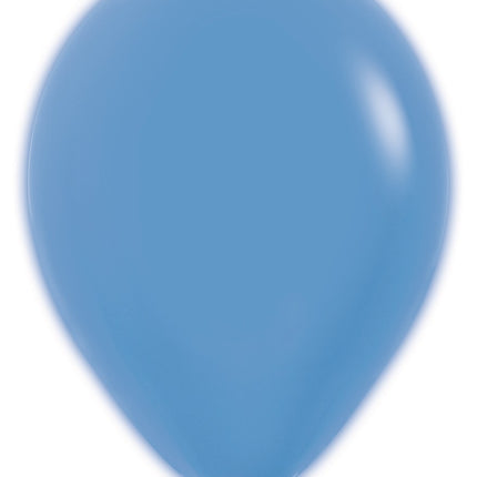 Ballons de baudruche bleu fluo 30cm 50pcs