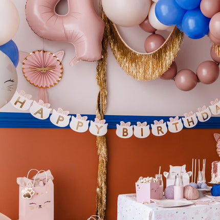 Guirlande de lettres Happy Birthday 2.8m