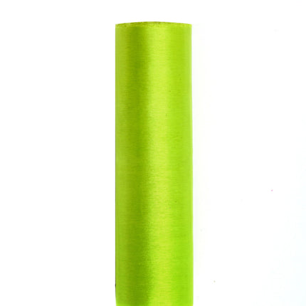 Tissu organza vert lime 16cm 9m