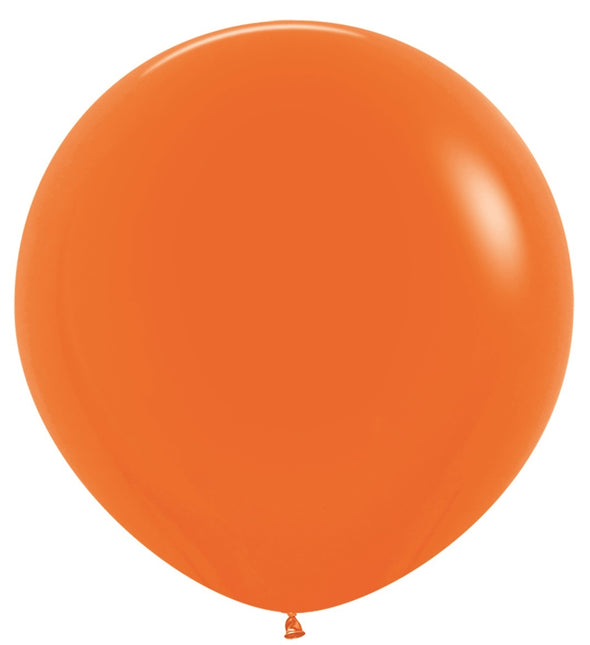 Ballons de baudruche orange 91cm 10pcs