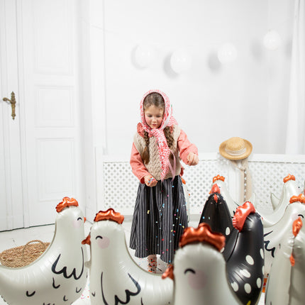 Ballon à l'hélium Poulet vide 45cm