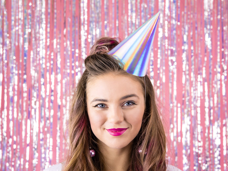 Chapeaux de fête en perles 16cm 6pcs