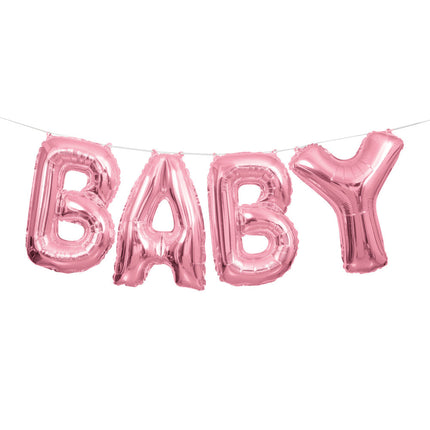 Ballon de baudruche Baby Pink 35cm