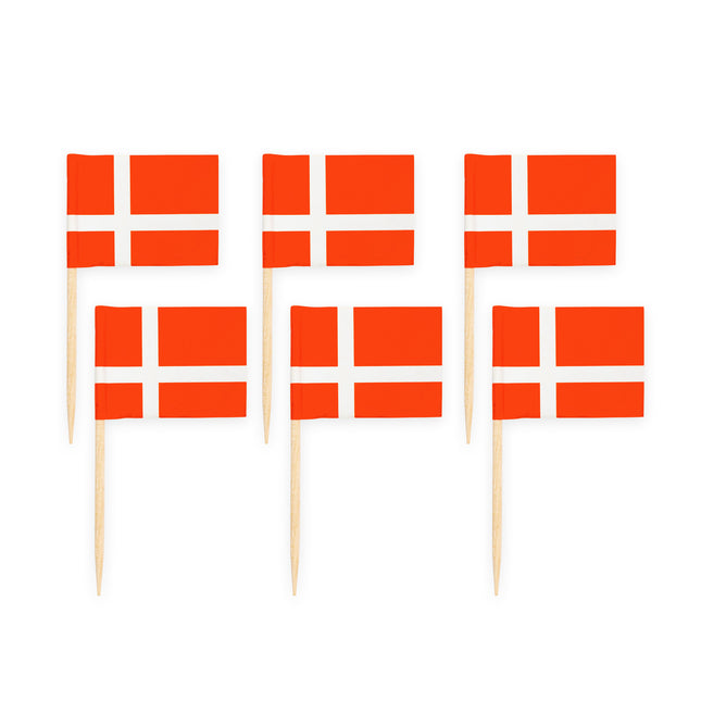 Bâtons à cocktail Danemark 8cm 50pcs