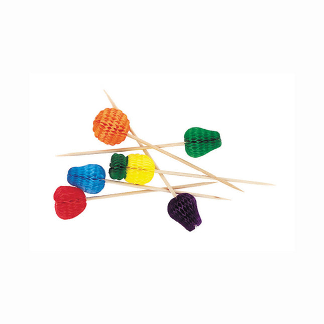 Bâtonnets cocktail Fruit 10.2cm 50pcs