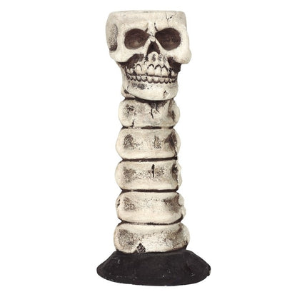 Bougeoir Halloween Crâne 17cm