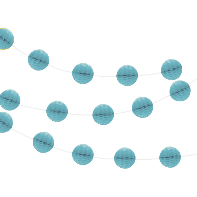 Guirlande bleue Nombres d'abeilles 2.13m