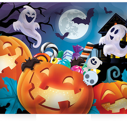 Décoration de table Halloween Citrouille 24cm