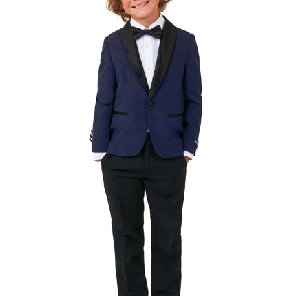 Bleu foncé Tuxedo Boy <tc>OppoSuits</tc>