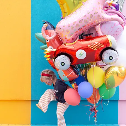 Ballon à l'hélium étoile or vide 70cm