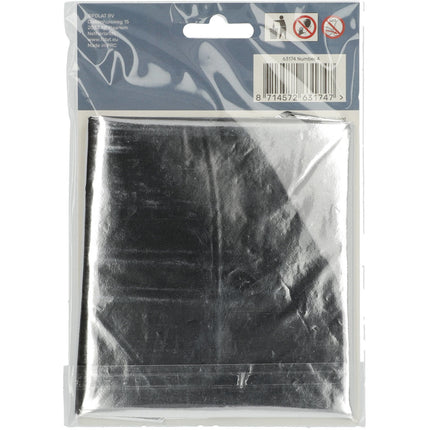 Ballon de baudruche Figure 4 Argent Métallique XL 86cm vide