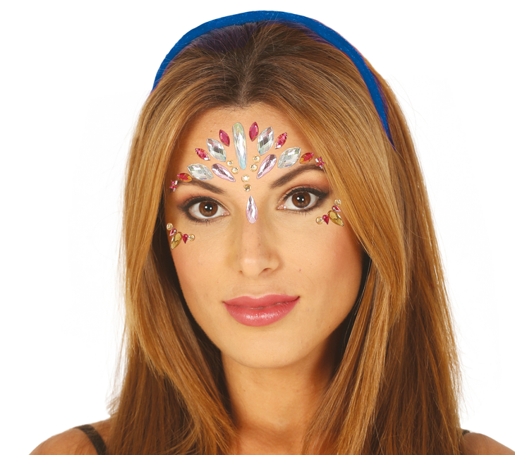 Diamants faciaux colorés