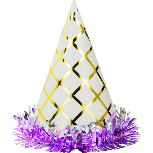 Chapeaux de fête Cônes de glace 8pcs