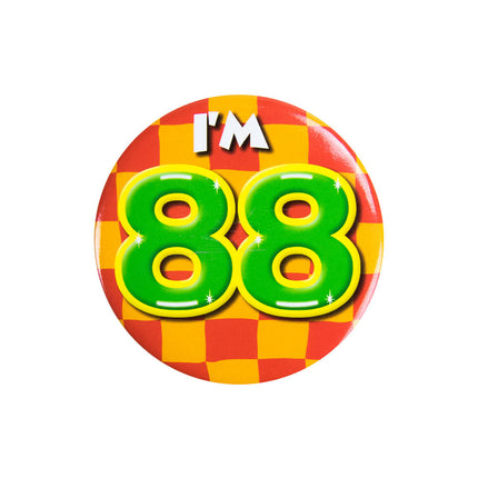 J'ai 88 ans Bouton 88 ans 5.5cm