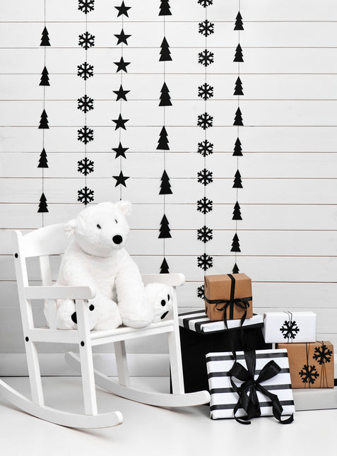 Ruban de satin noir 3 mm 50 m