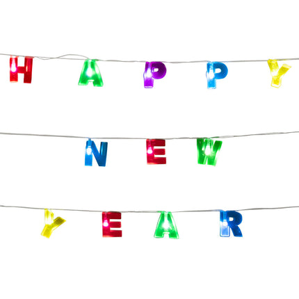 Guirlande lumineuse LED Happy New Year 1.6m