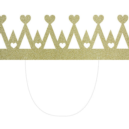 Paillettes couronne d'or
