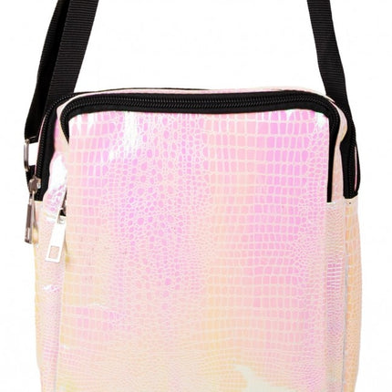 Sac à main Snake Leather Print White