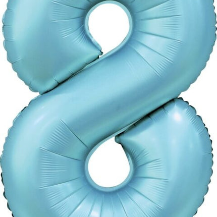 Ballon à figures bleu clair 8 ans Gloss 86cm