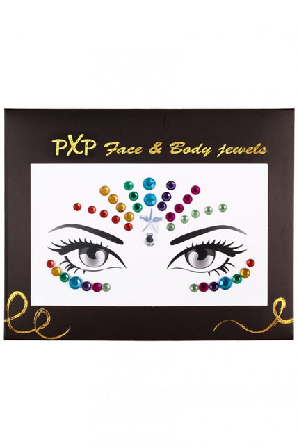 PXP Face Sticker Bijoux de visage Rainbow Dream