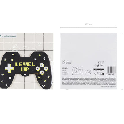 Serviettes de table pour les jeux 16cm 12pcs