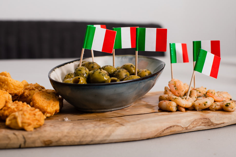 Bâtonnets à cocktail Italie 8cm 50pcs