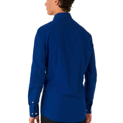 Chemise bleu foncé Garçon Ado <tc>OppoSuits</tc>