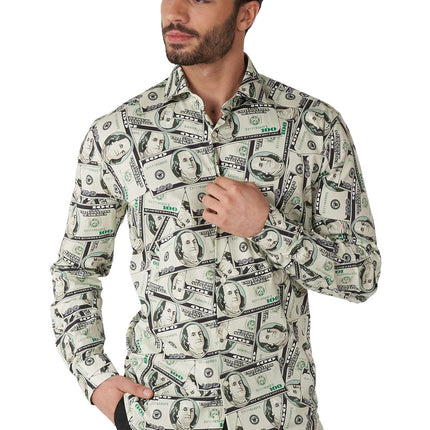 Dollar Money Shirt Men <tc>OppoSuits</tc>