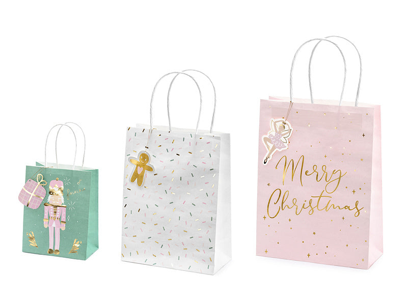 Sacs de fête de Noël 3pcs