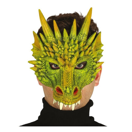 Demi-masque d'Halloween Dragon