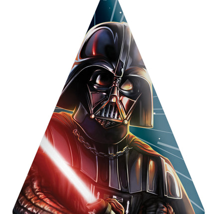 Chapeaux de fête Star Wars Galaxy 6pcs