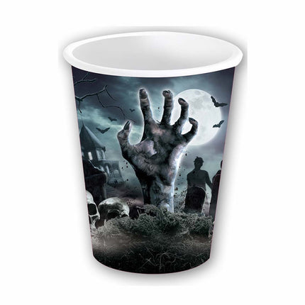 Tasses de cimetière d'Halloween 355ml 6pcs