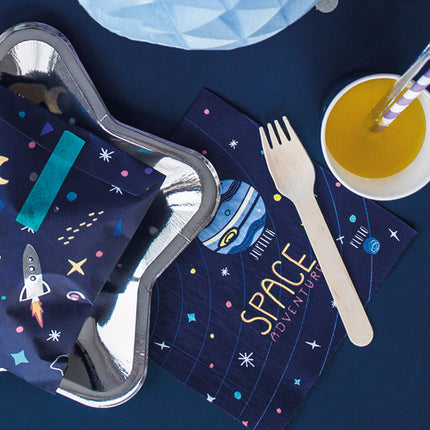 Serviettes de table Espace 33cm 20pcs