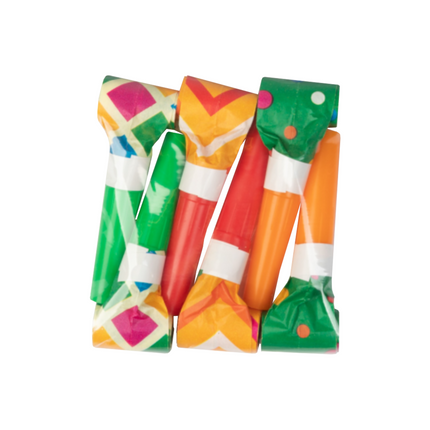 Languettes de rouleau colorées 6pcs