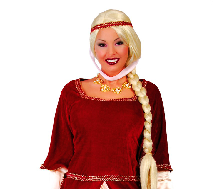 Tresse de perruque blonde