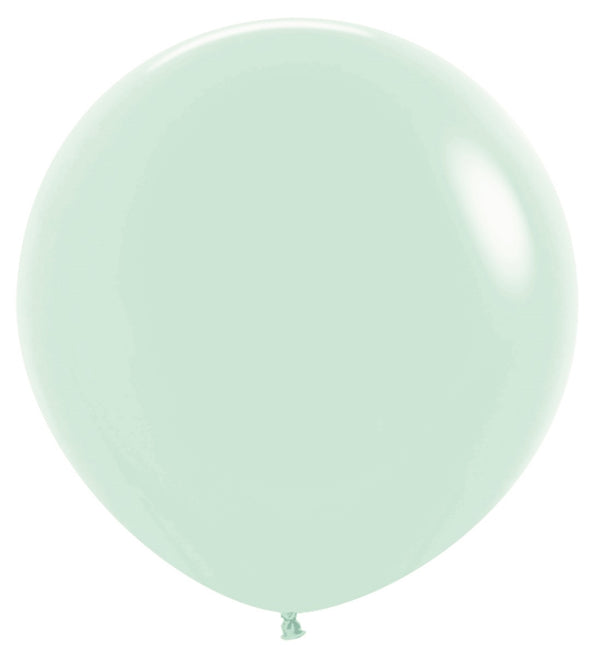 Ballons Pastel Vert Mat 91cm 2pcs