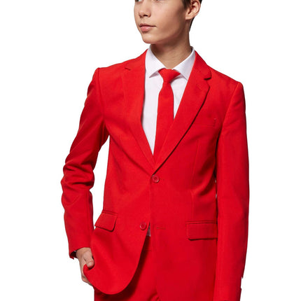 Costume rouge Garçon Ado <tc>OppoSuits</tc>