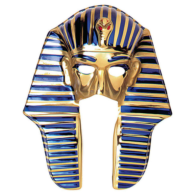 Masque d'or bleu égyptien