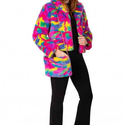 Porte-monnaie Peluche Camouflage Arc-en-ciel