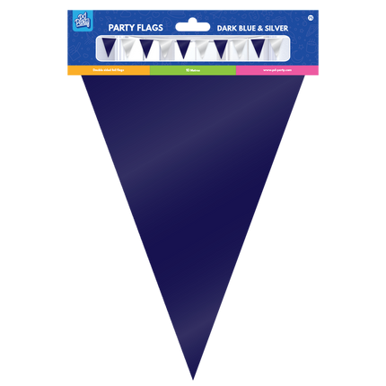 Guirlande Bleu Argent Métallique 10m