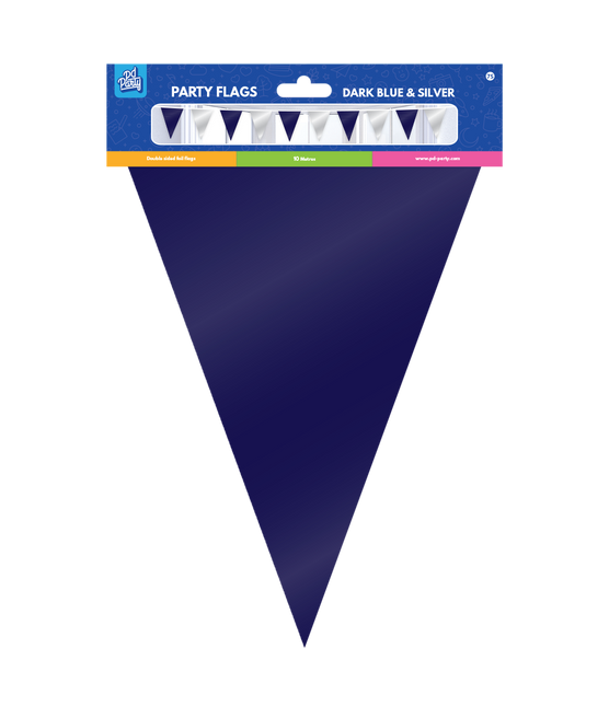 Guirlande Bleu Argent Métallique 10m