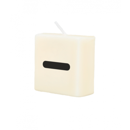 Bougie en forme de lettre - (bande du milieu) 4cm
