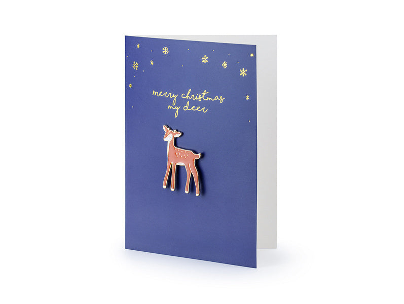 Carte de vœux Mon cerf 14.8cm